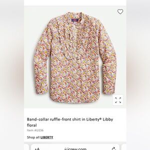 J. Crew Blouse xs in Liberty floral